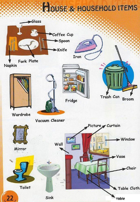 日常用品英語表達大全 讓孩子不僅會用還會說